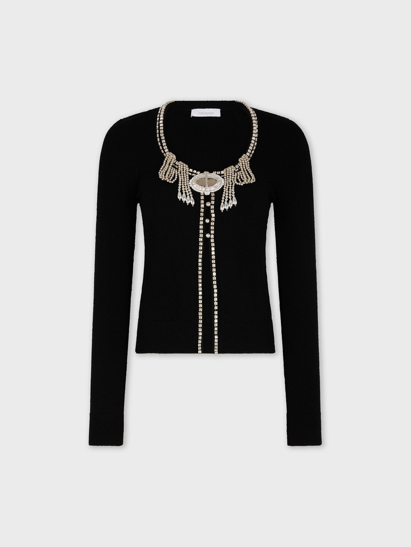 EMBROIDERED KNIT CARDIGAN 1