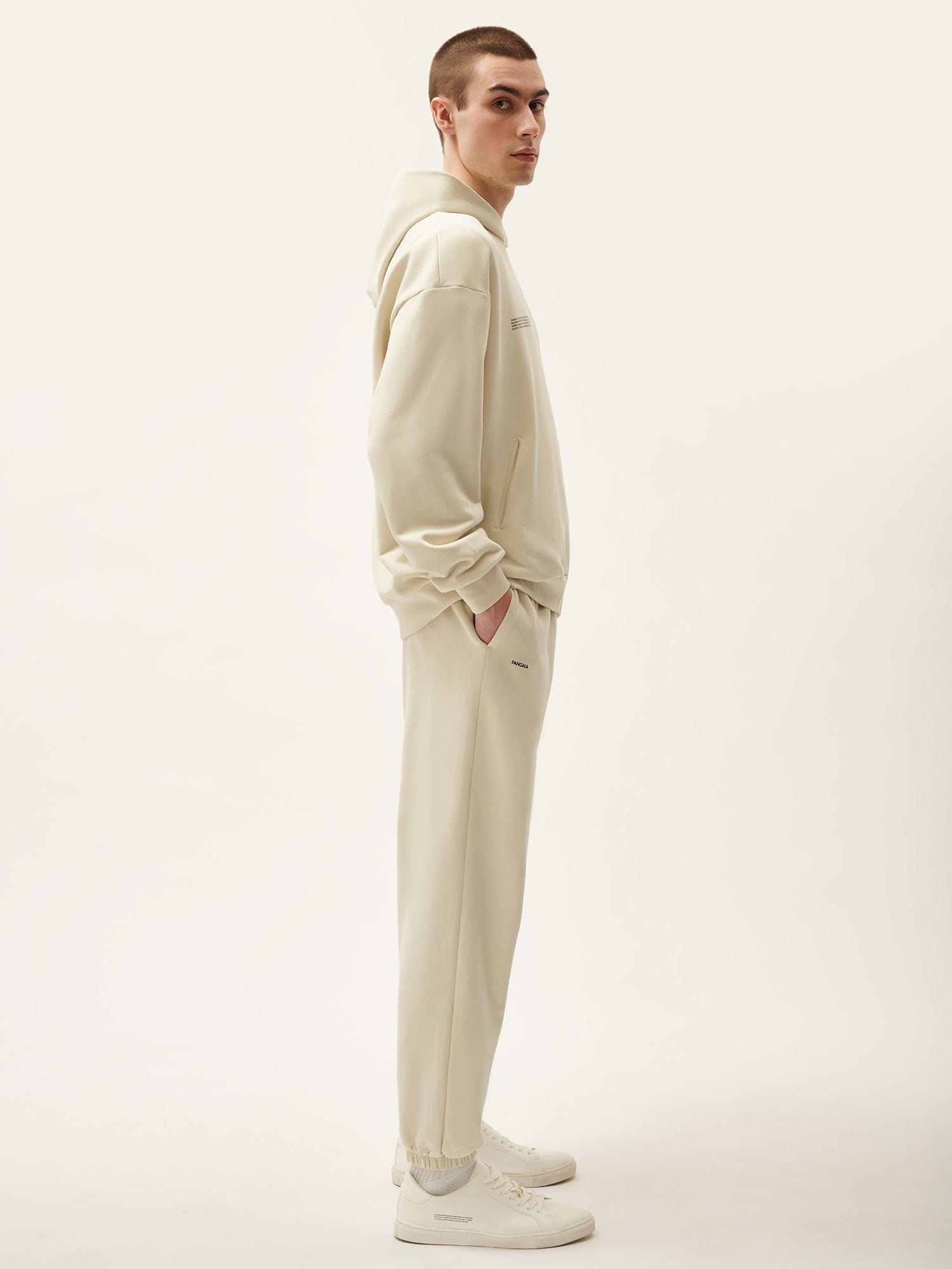 Mens 365 Midweight Track Pants - Travertine Beige - 3