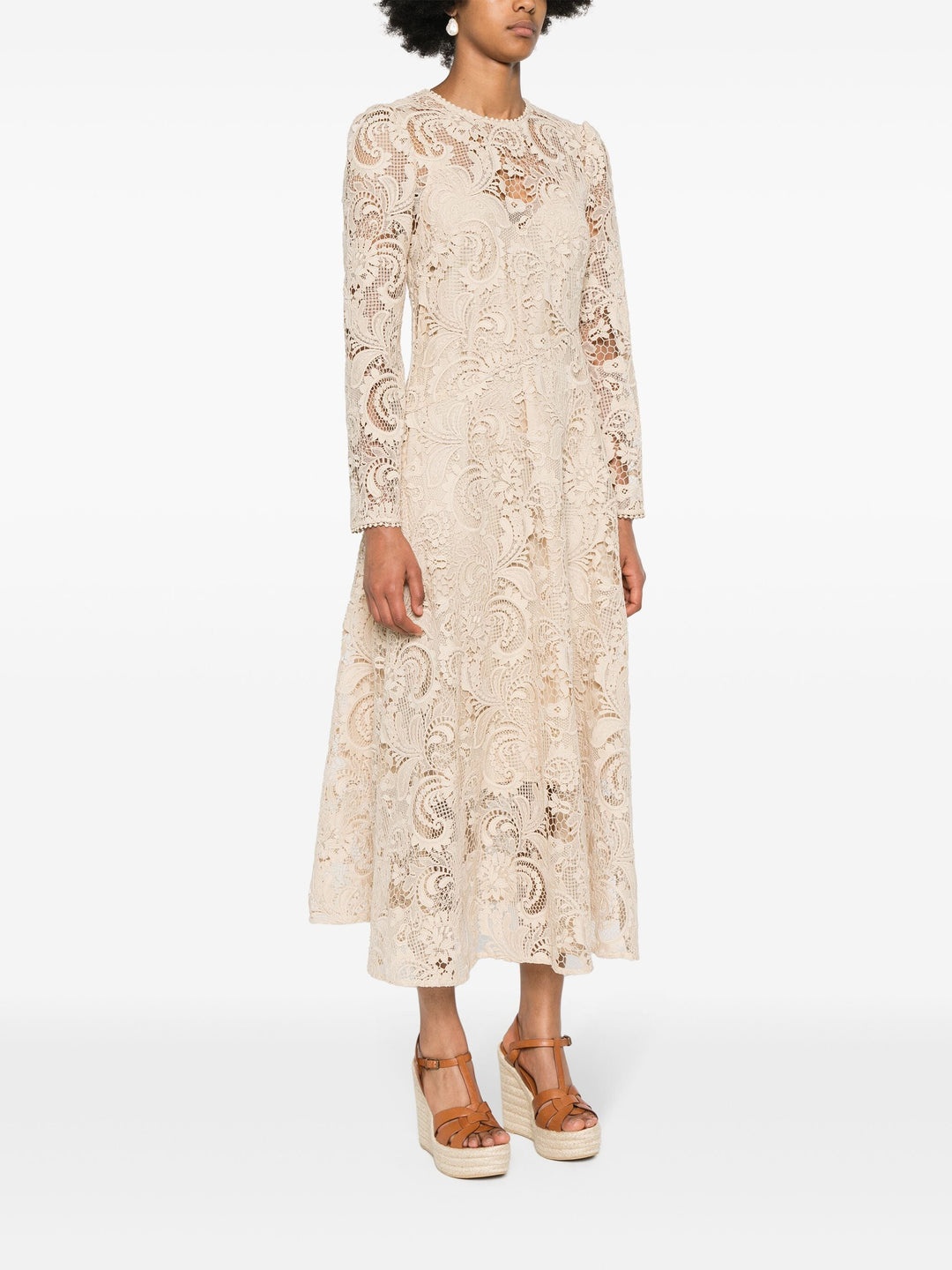 Waverly Lace Midi Dress - 3