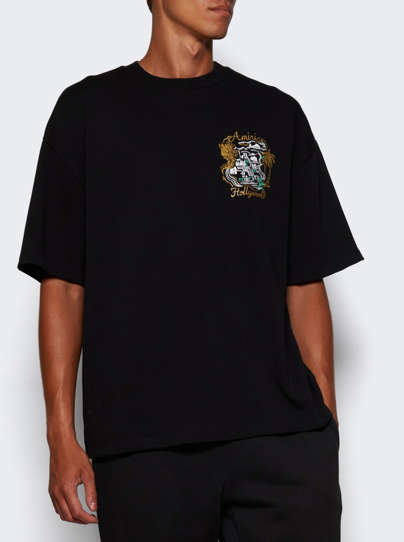 AMIRI Hollywood Oversized Tee Black outlook