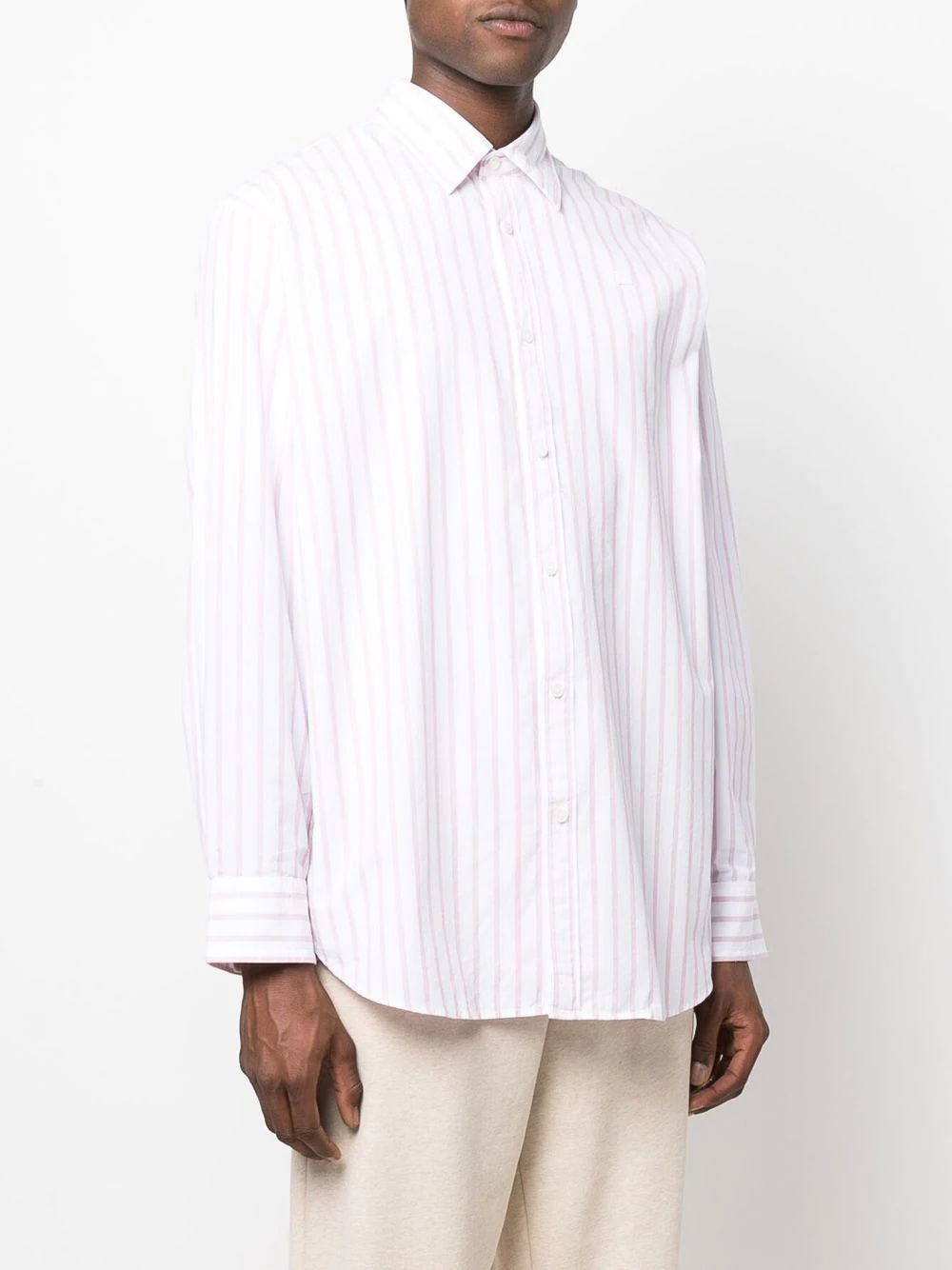 pinstripe organic cotton shirt - 4