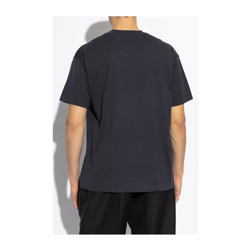 Givenchy NAVY LOGO EMBOSSED T-SHIRT outlook