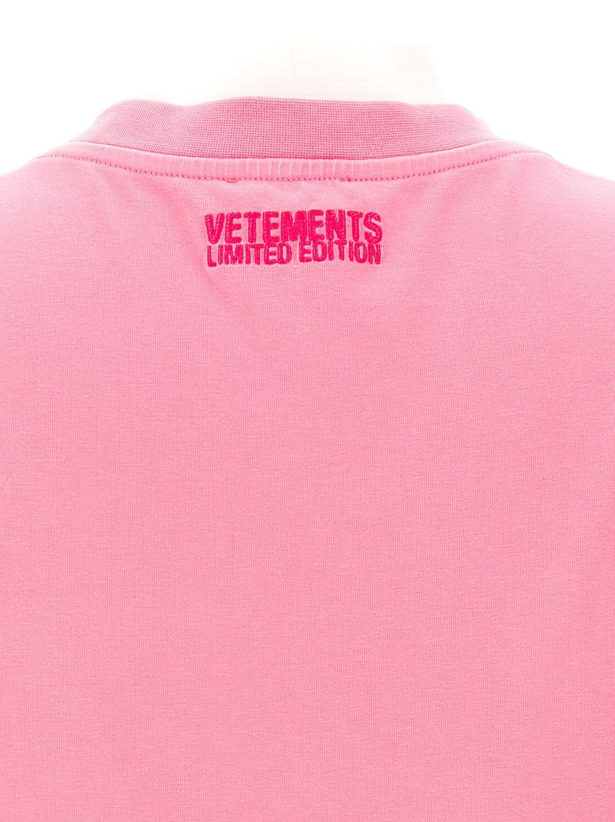 Vetements 'Hello My Name Is Vetements' Cropped T-Shirt - 4