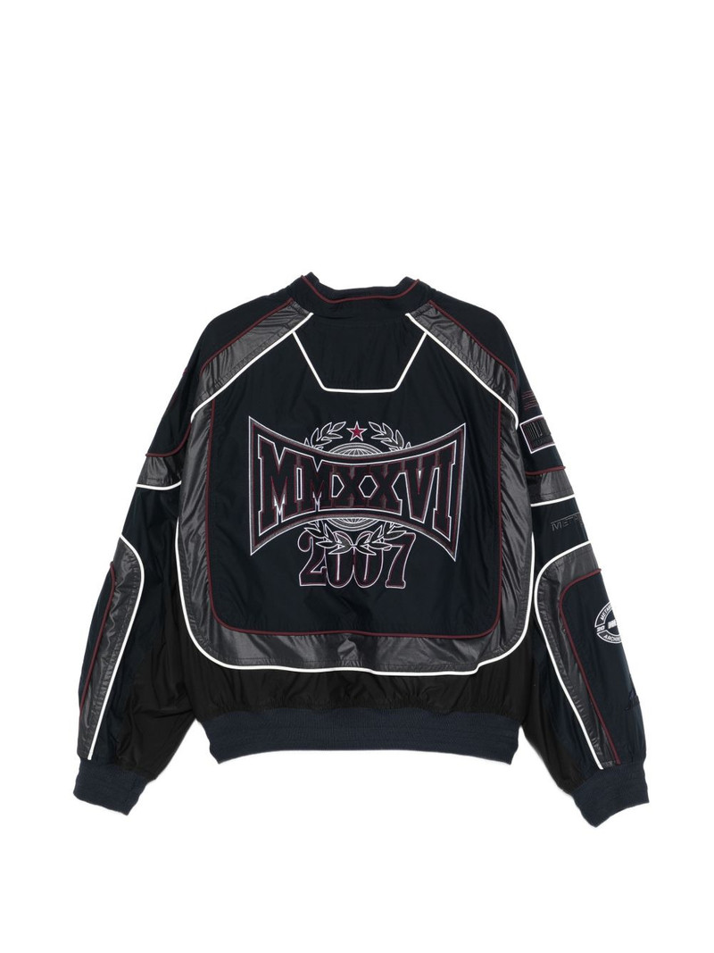 JUUN.J logo appliqué jacket outlook