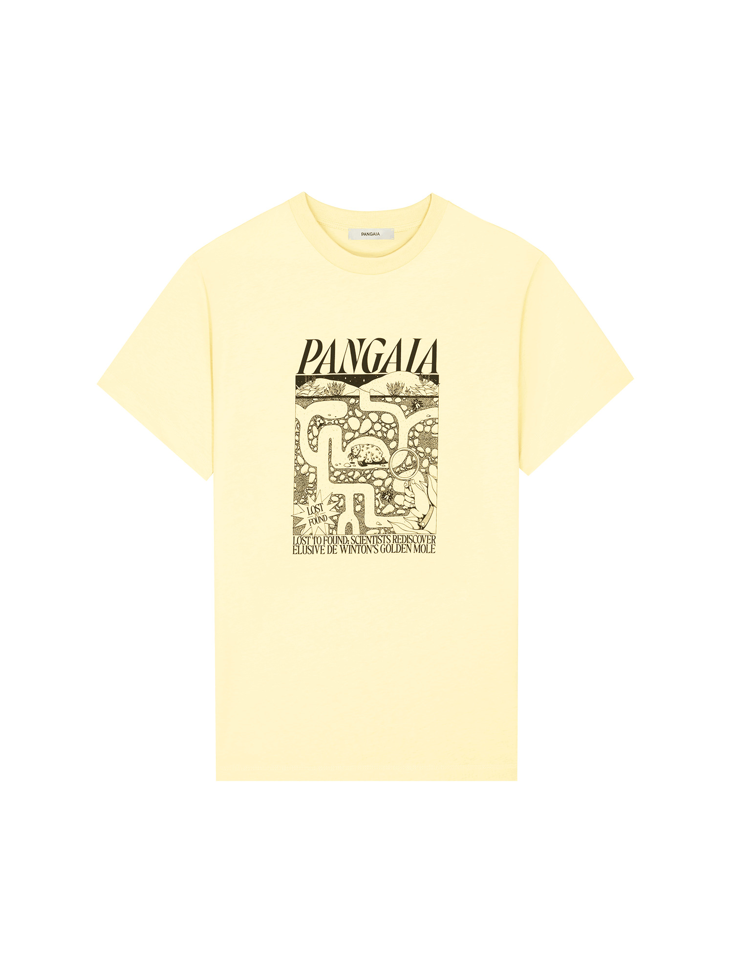 Mens Elusive Mole Hope T-Shirt - Sunbeam Yellow - 1
