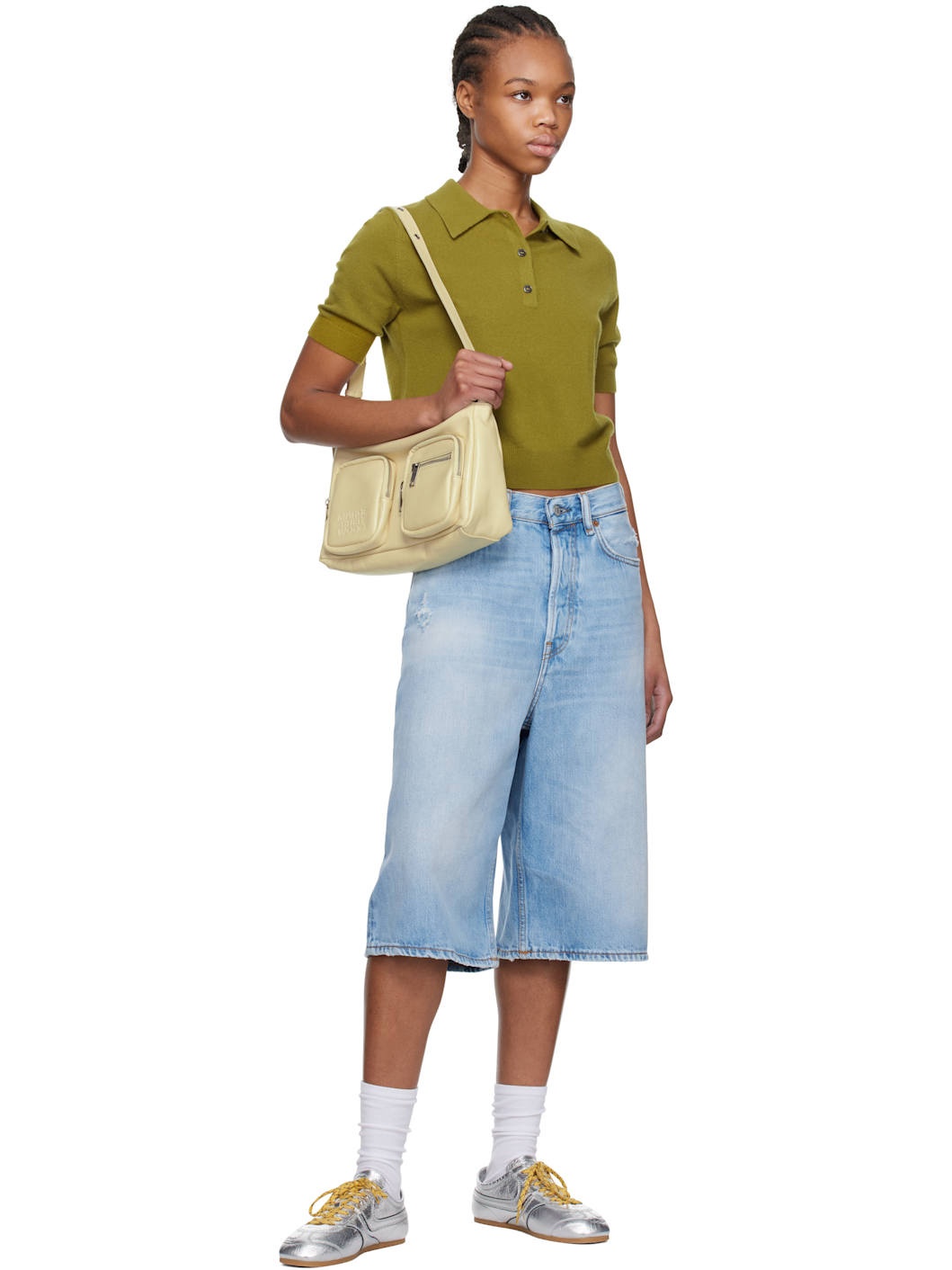 Beige Outpocket Bag - 4
