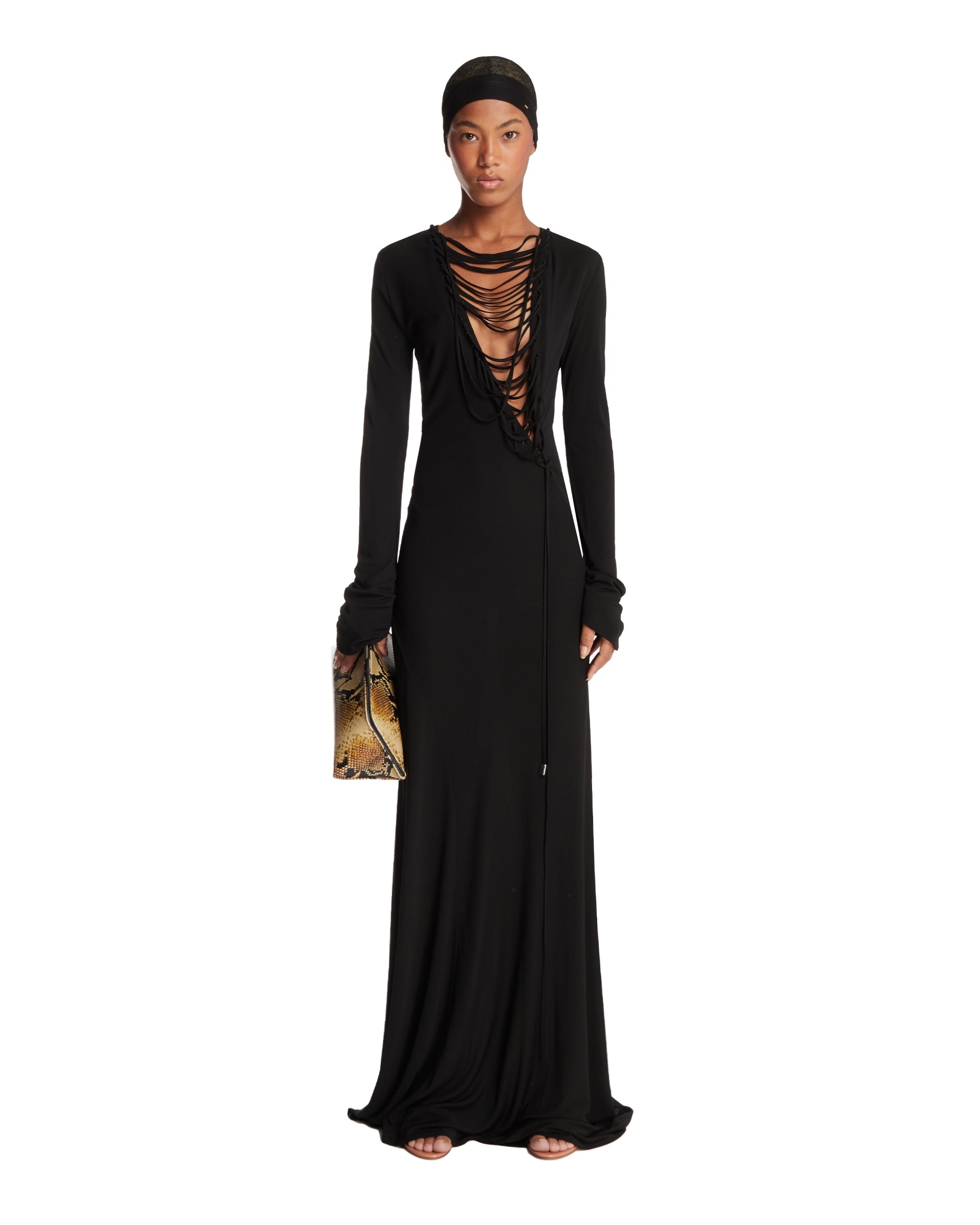 Black Long Dress - 2
