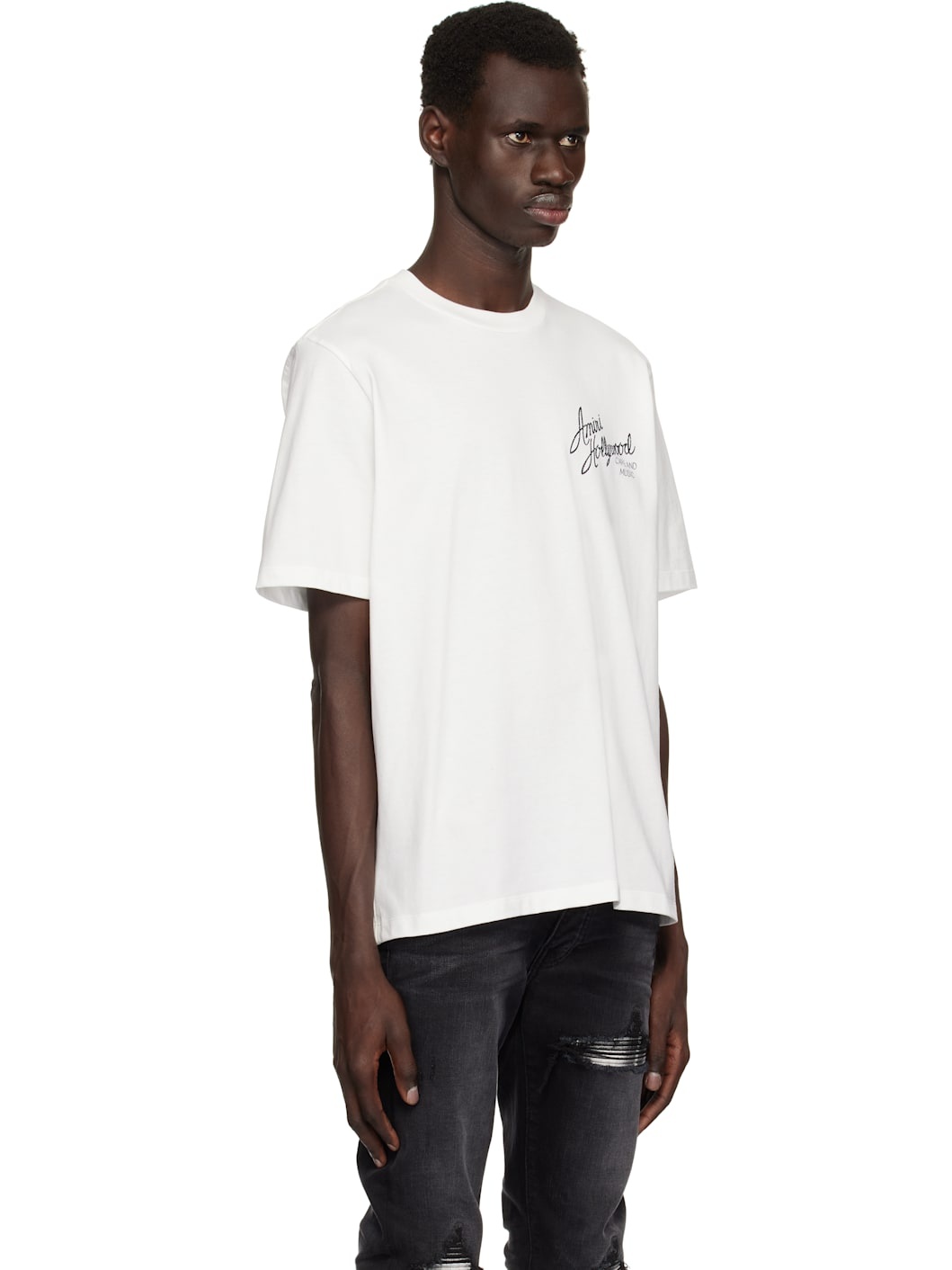 White 'Amiri Hollywood' T-shirt - 2