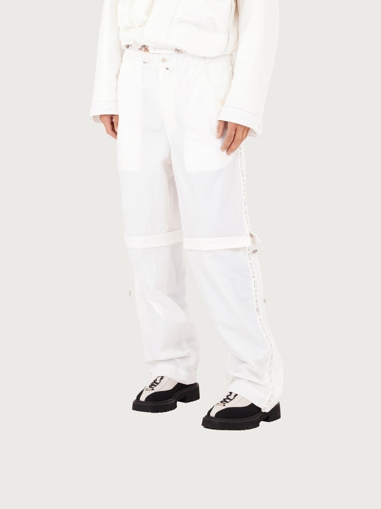 ELASTICATED WAIST CARGO PANTS - 2