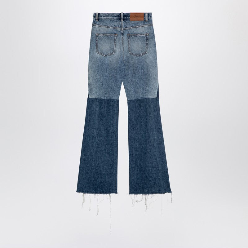 Chloé patchwork jeans - 2
