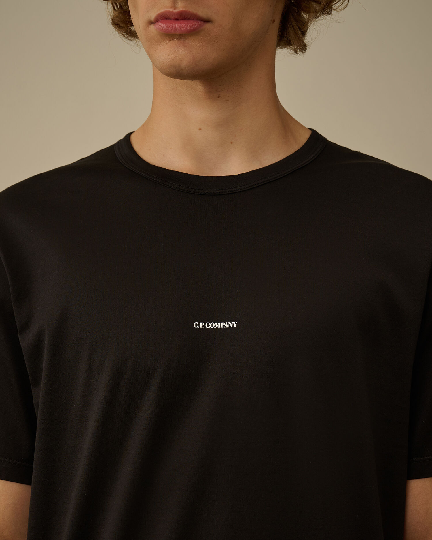 Mercerized 70/2 Jersey Gasato Short Sleeve Logo T-Shirt - 5