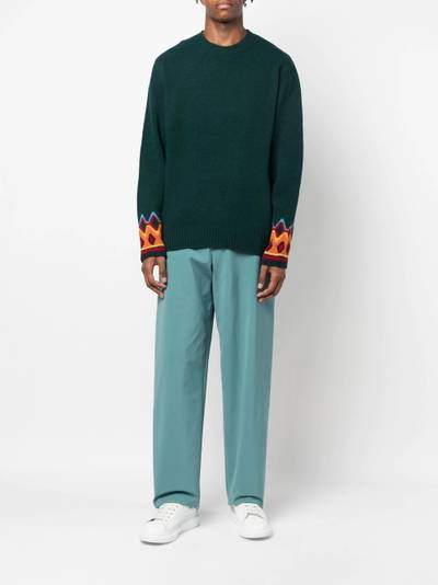 Etro intarsia-knit virgin wool jumper outlook