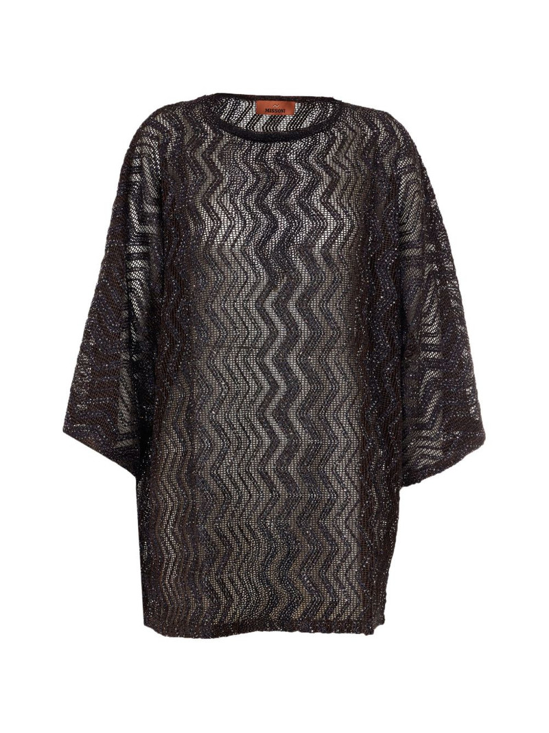 sequin knitted kaftan 1
