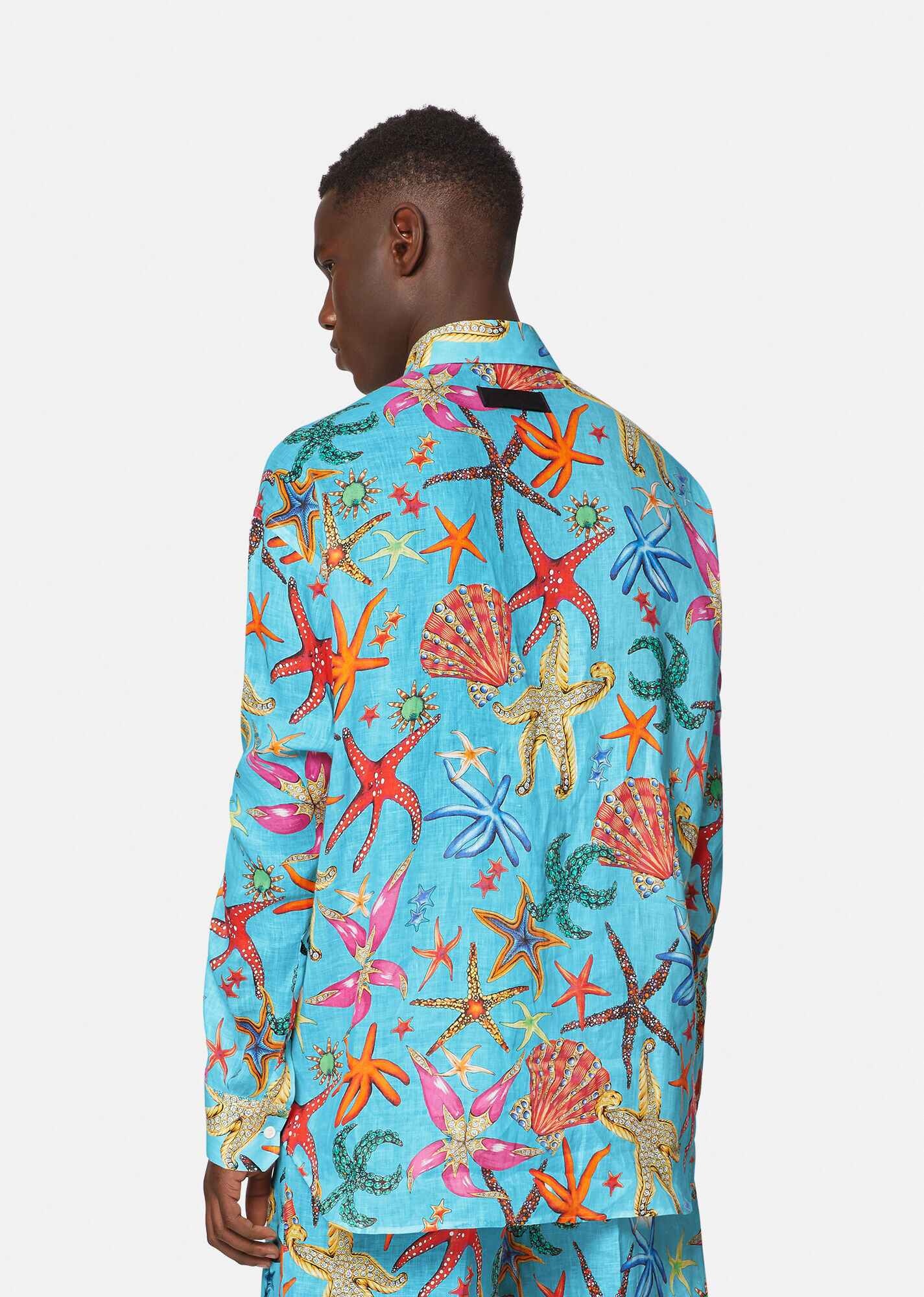 Trésor de la Mer Print Linen Shirt - 3