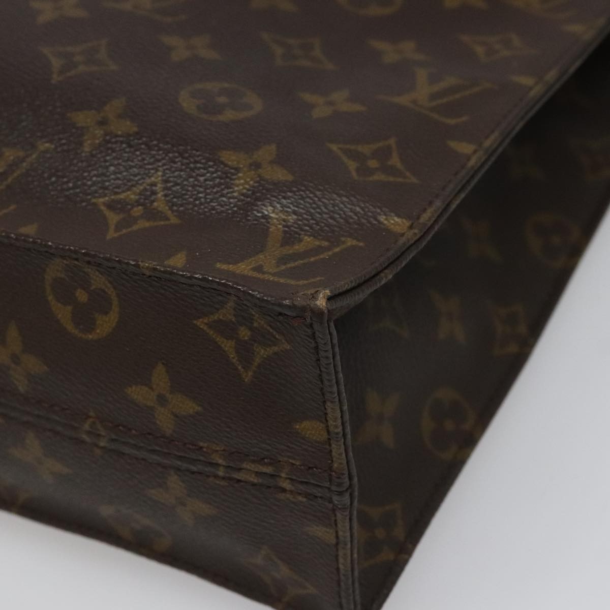 LOUIS VUITTON Monogram Sac Plat Hand Bag M51140 - 9