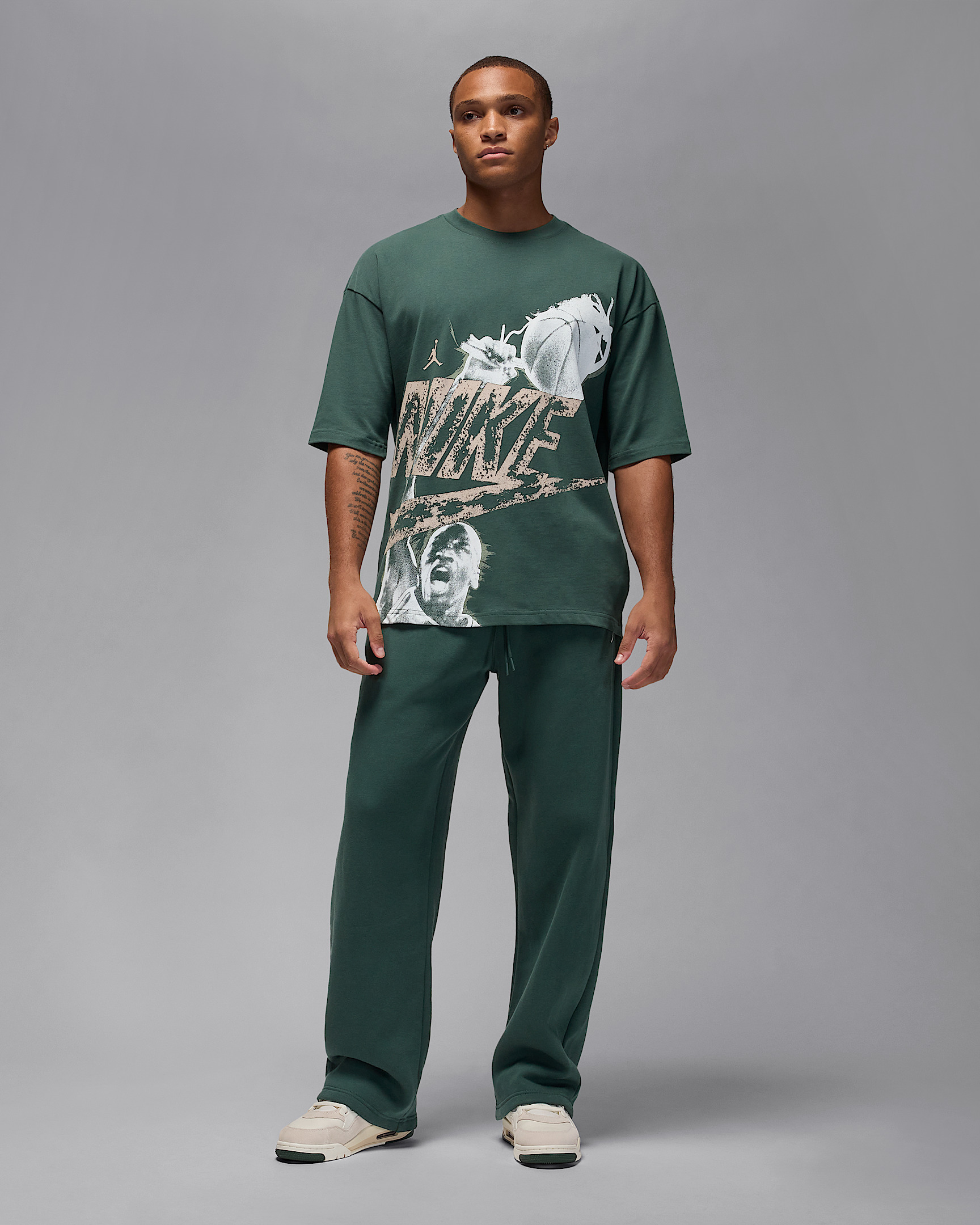 Jordan Brooklyn Fleece Men's Oversized Open-Hem Pants - 5