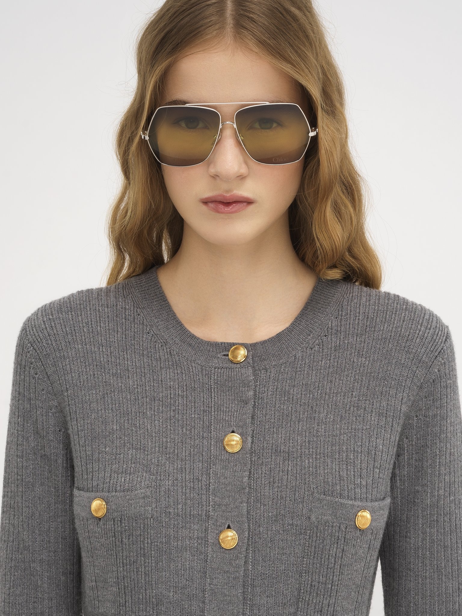 LONG FITTED CARDIGAN IN WOOL KNIT - 6