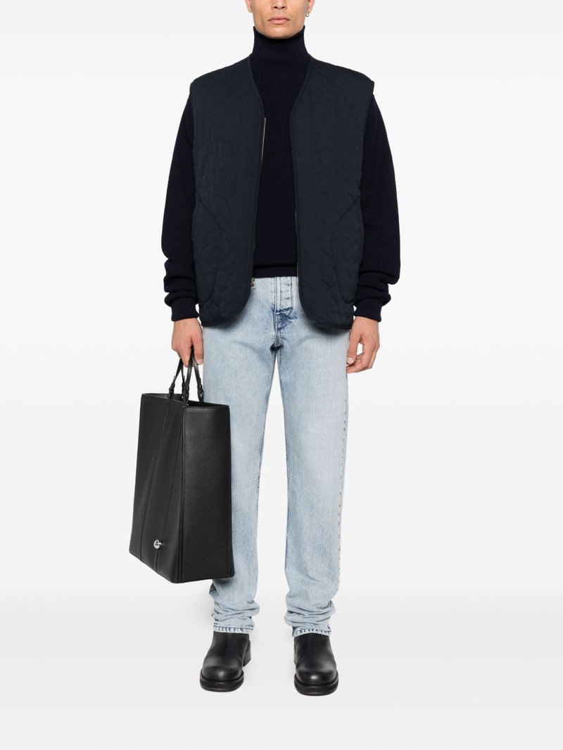 Jil Sander logo-patch cotton jeans outlook