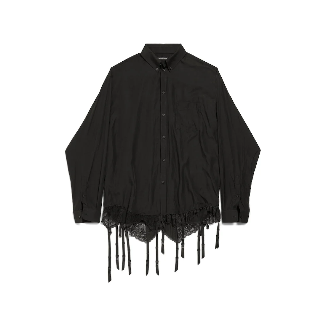 Women's Lingerie Shirt in Black - 1