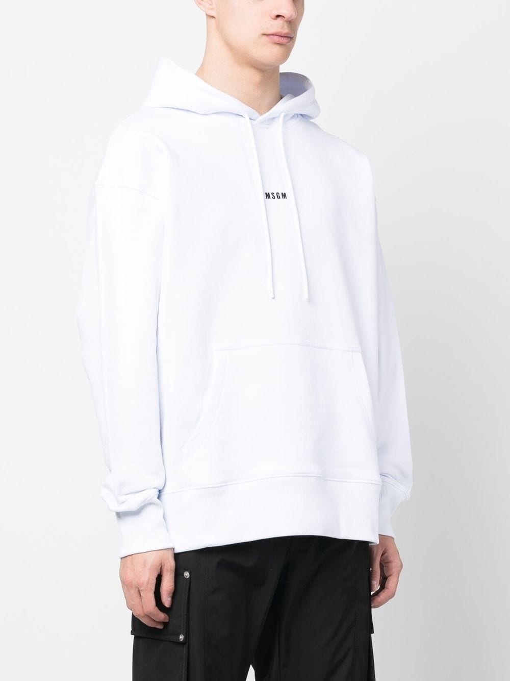 logo-print hoodie - 3