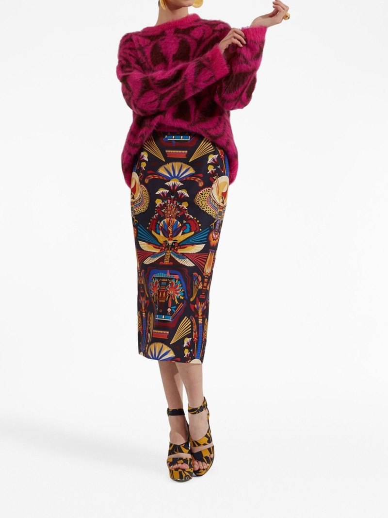 La DoubleJ intarsia-knit long-sleeve jumper outlook