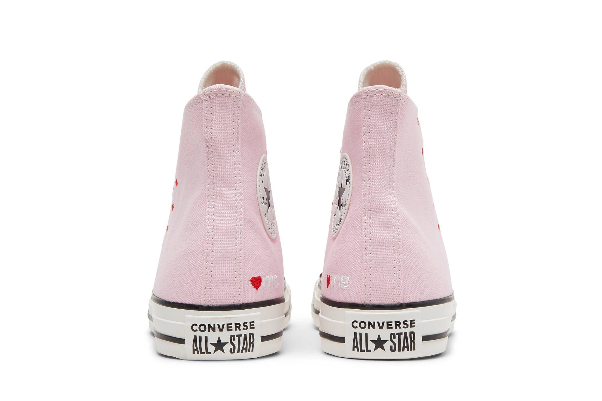 Wmns Chuck Taylor All Star High 'Embroidered Hearts - Cherry Blossom' - 6