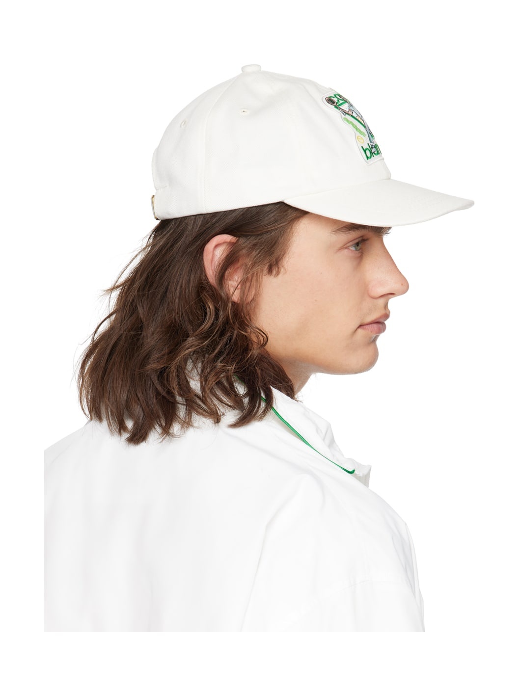 White Le Jeu Embroidered Cap - 3