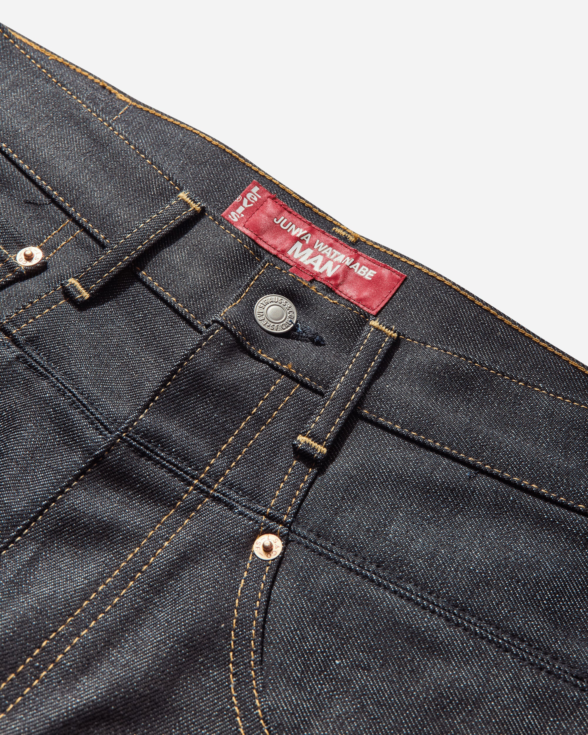 Men's Levi's Contrast Trim Trousers Indigo / Brown - 3