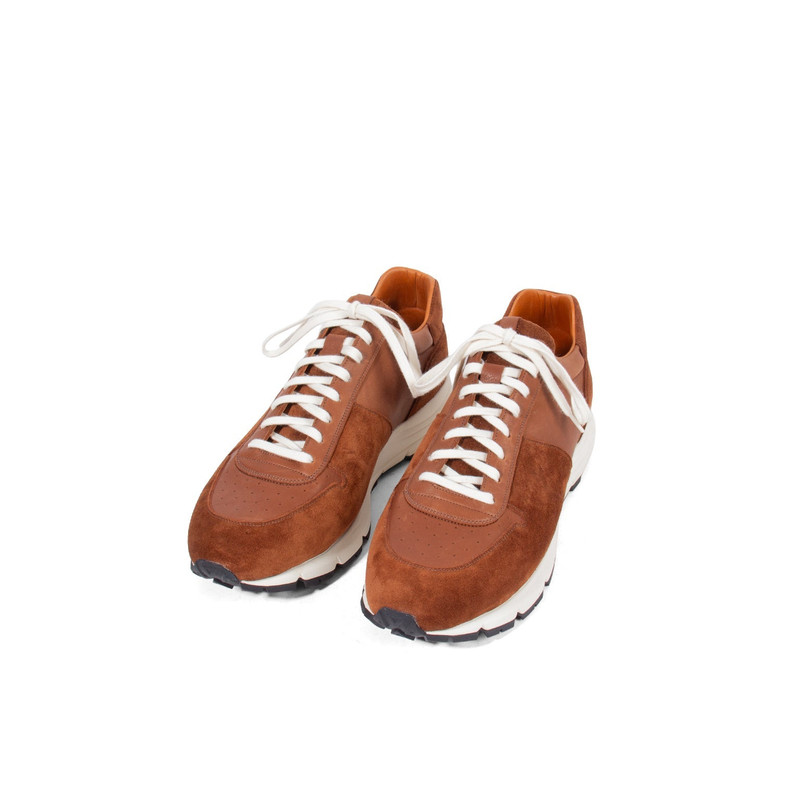 VIBERG Sneaker - Polo Brown Janus Calf Suede outlook