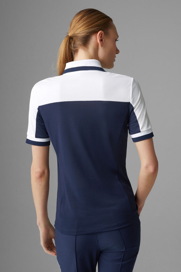Carolin Functional polo shirt in Dark blue/White - 3