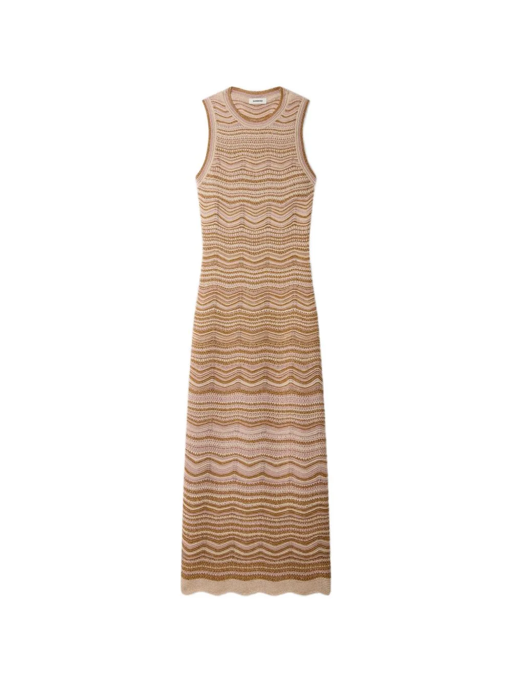 sleeveless midi dress - 1