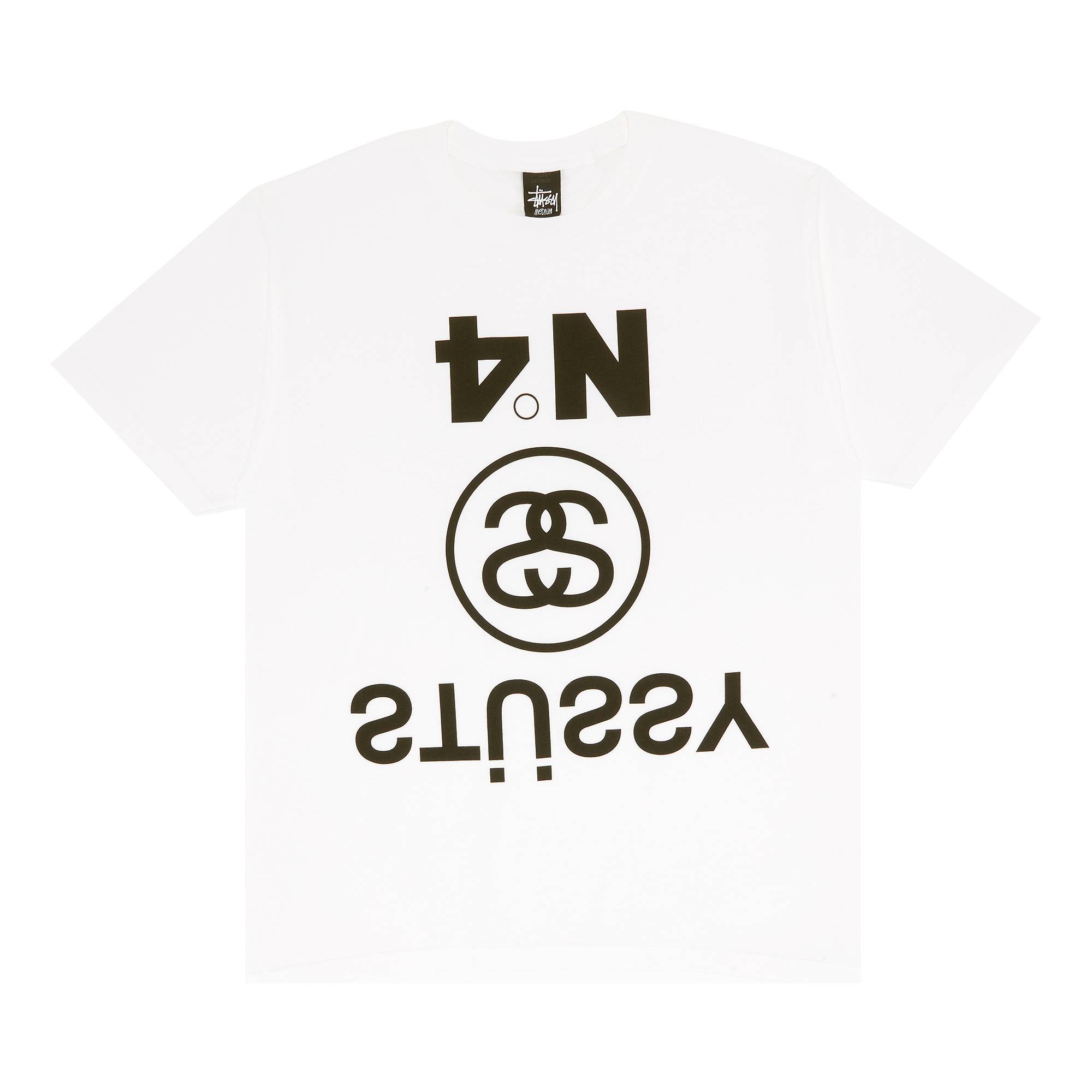 Stussy Upside Down Tee 'White' - 1