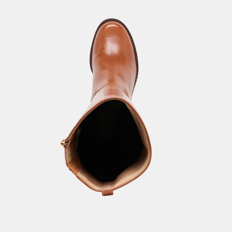 LUCYLE BOOTS TAN LEATHER 10