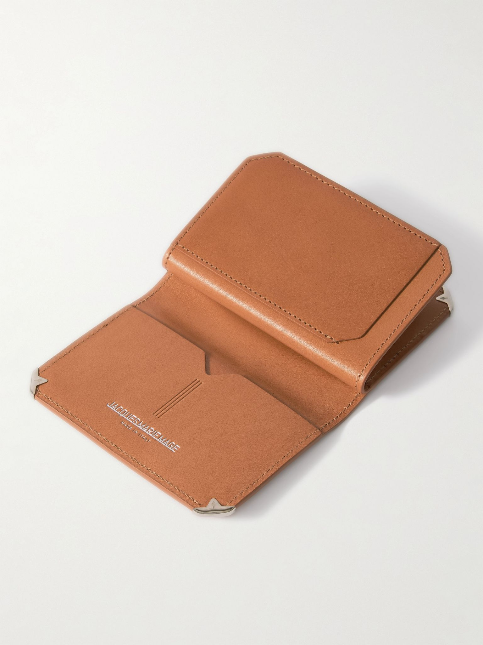 Elston Leather Trifold Wallet Tan - 4