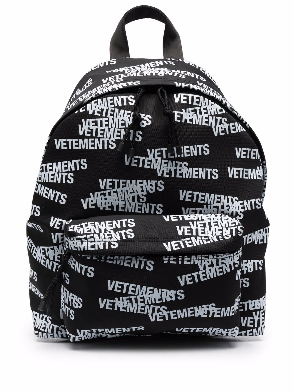 logo-print backpack - 1