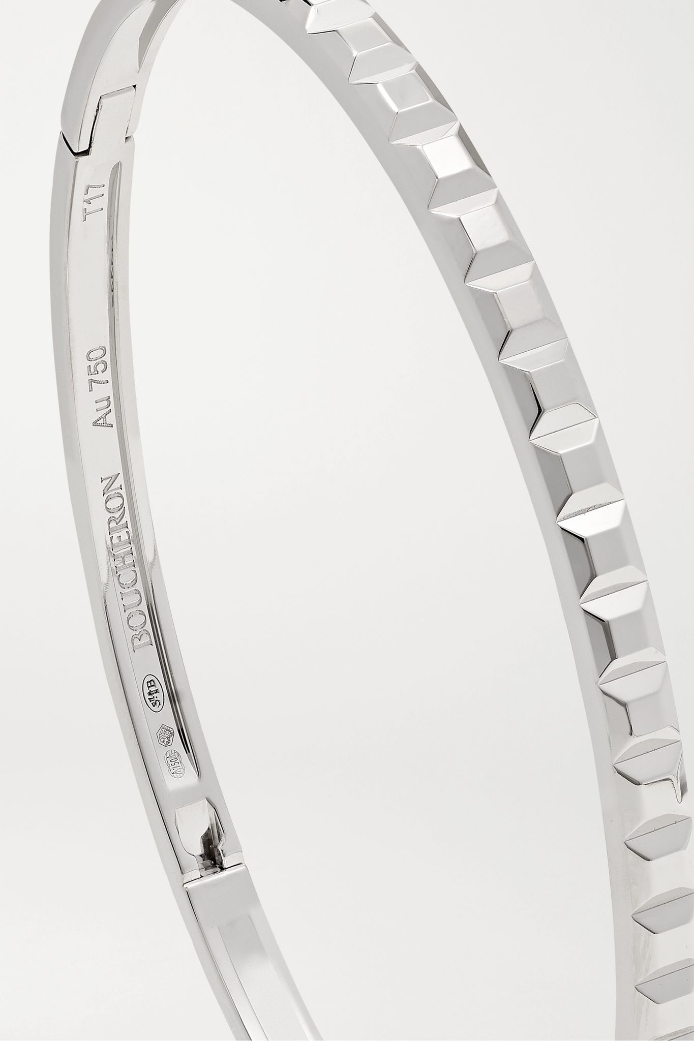 Quatre Clou de Paris Small 18-karat white gold bangle - 4