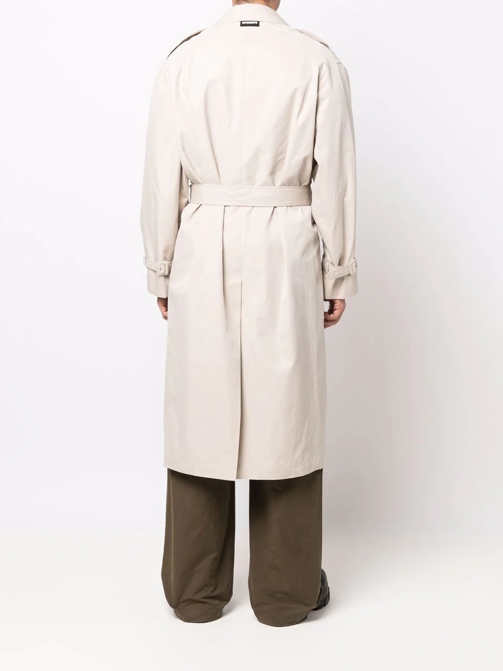 double-breasted trench coat - 5