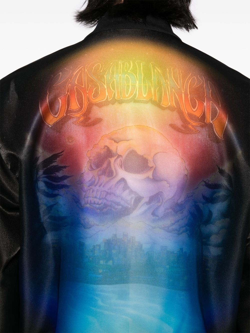 gradient bomber jacket - 5