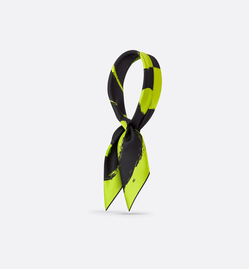 Miss Dior Graffiti 90 Square Scarf 4