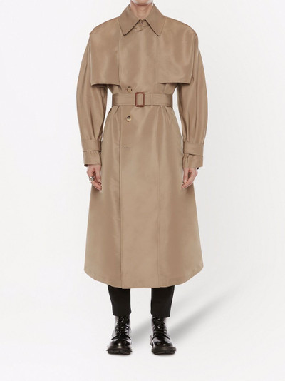 Alexander McQueen kimono trench coat outlook