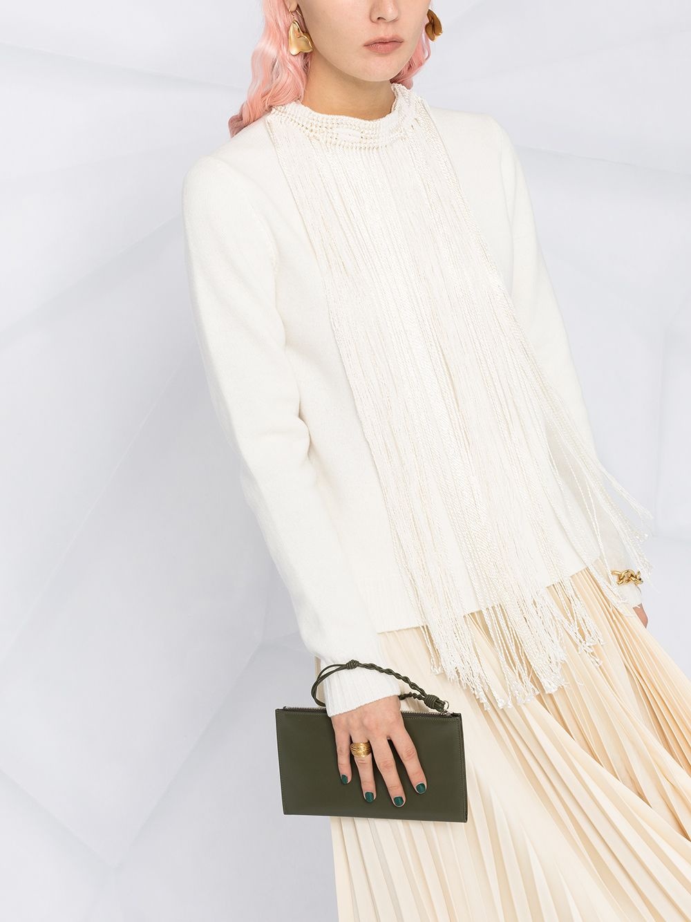 fringed tassel jumper - 5