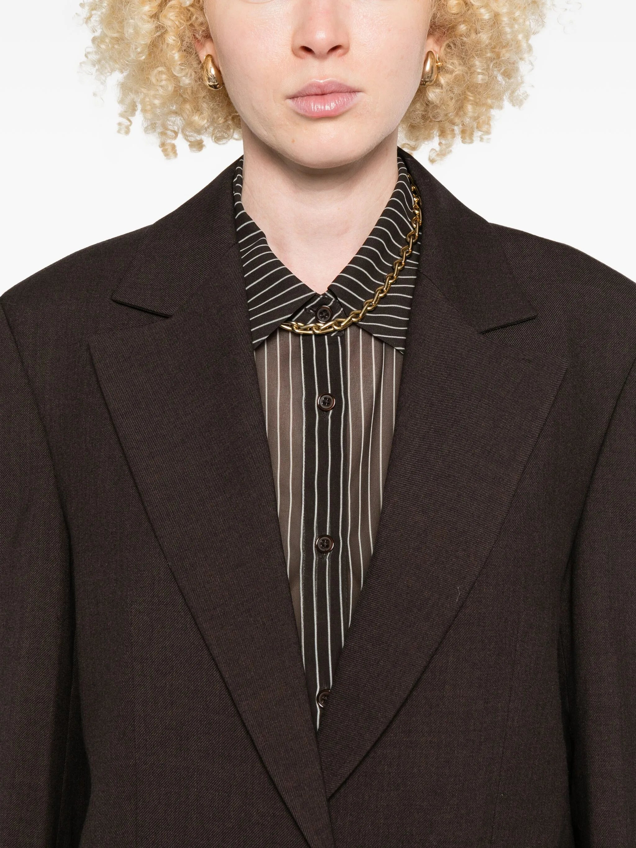 Low Classic Single-button Blazer - 4