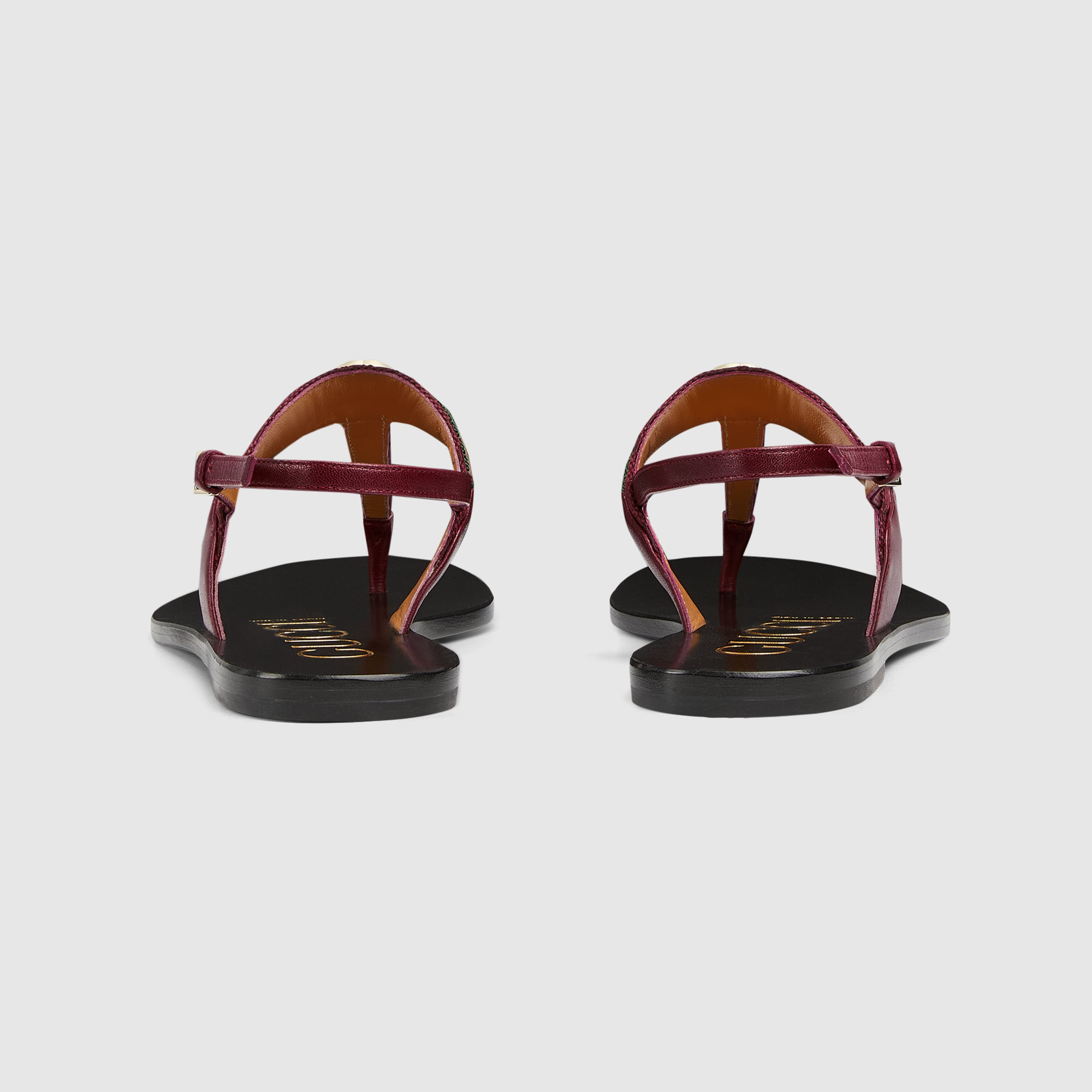 Women's Interlocking G Web sandal - 4