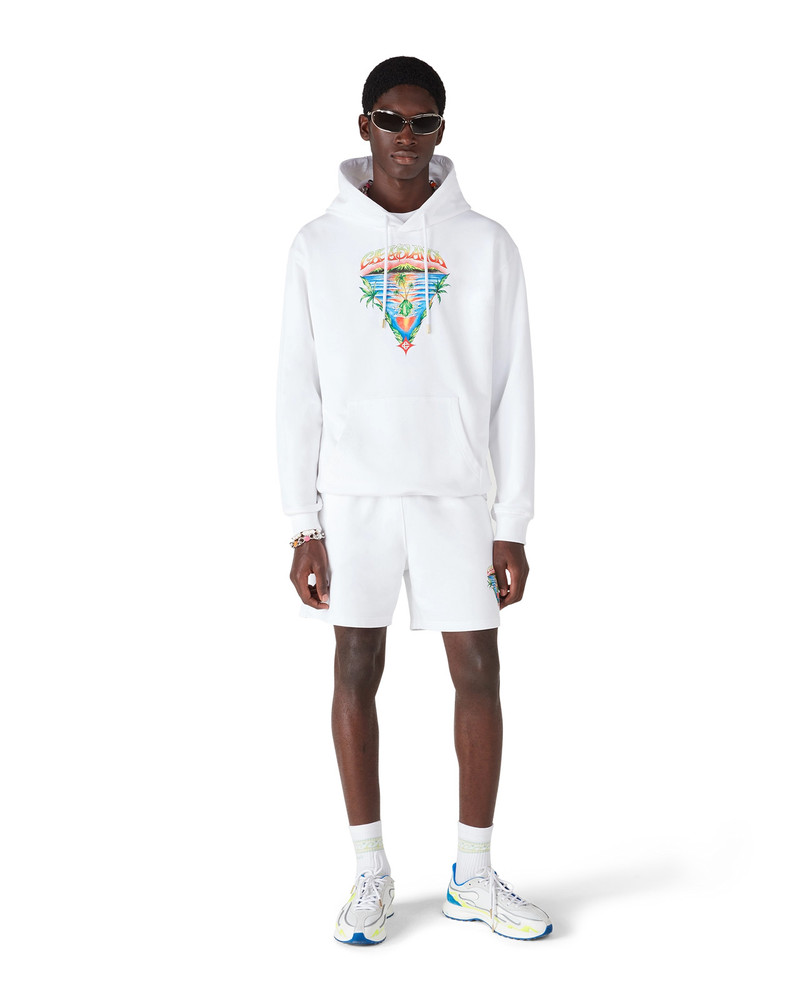 CASABLANCA Innocence Triangle Long Sleeve Hooded Sweatshirt outlook