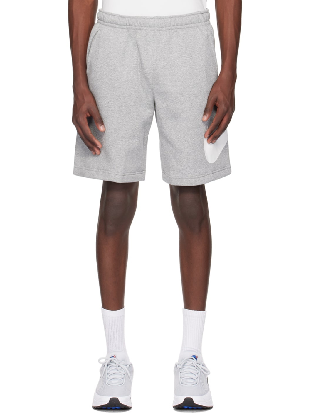 Gray Printed Shorts - 1