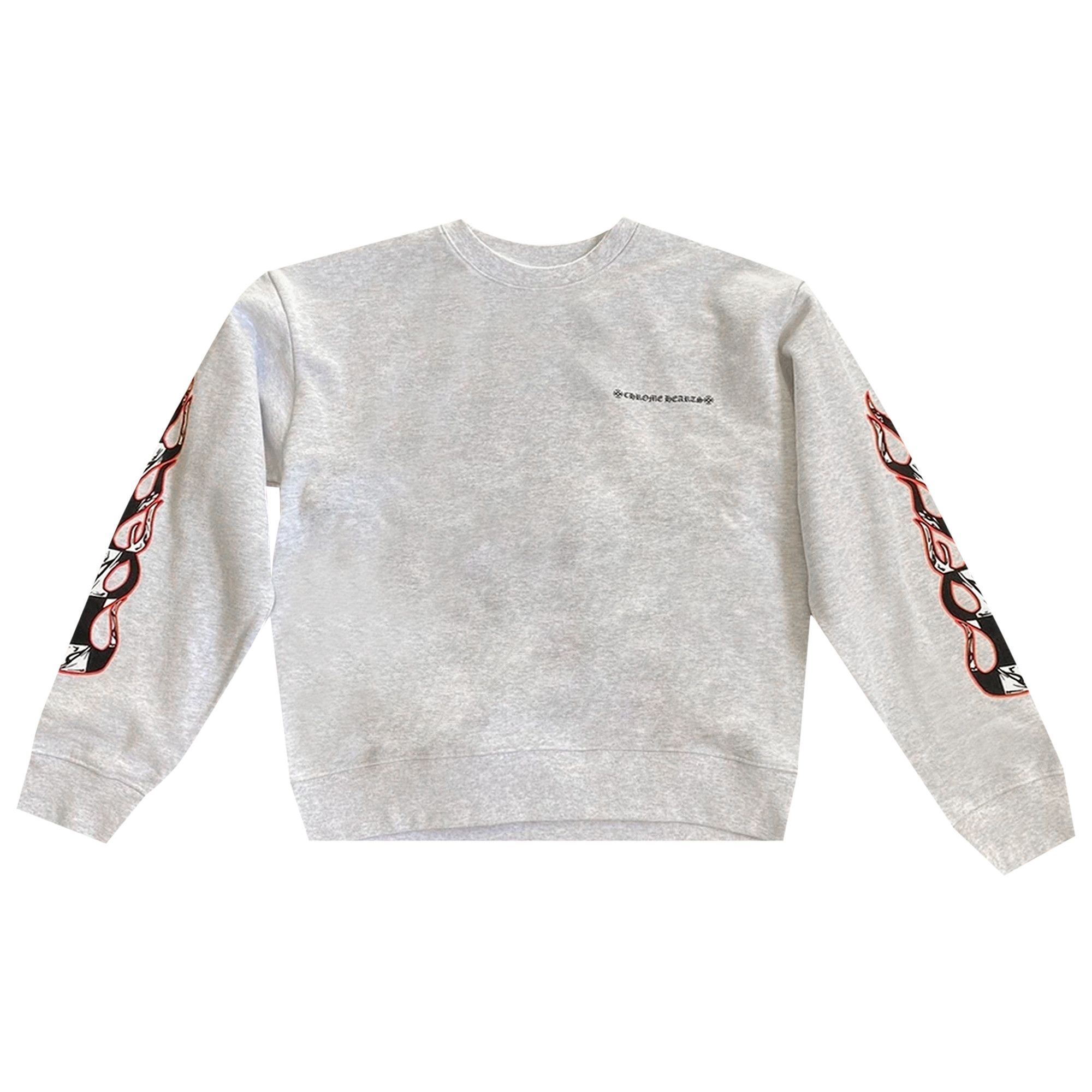 Chrome Hearts x Matty Boy Brain Crewneck 'Heather Grey' - 1