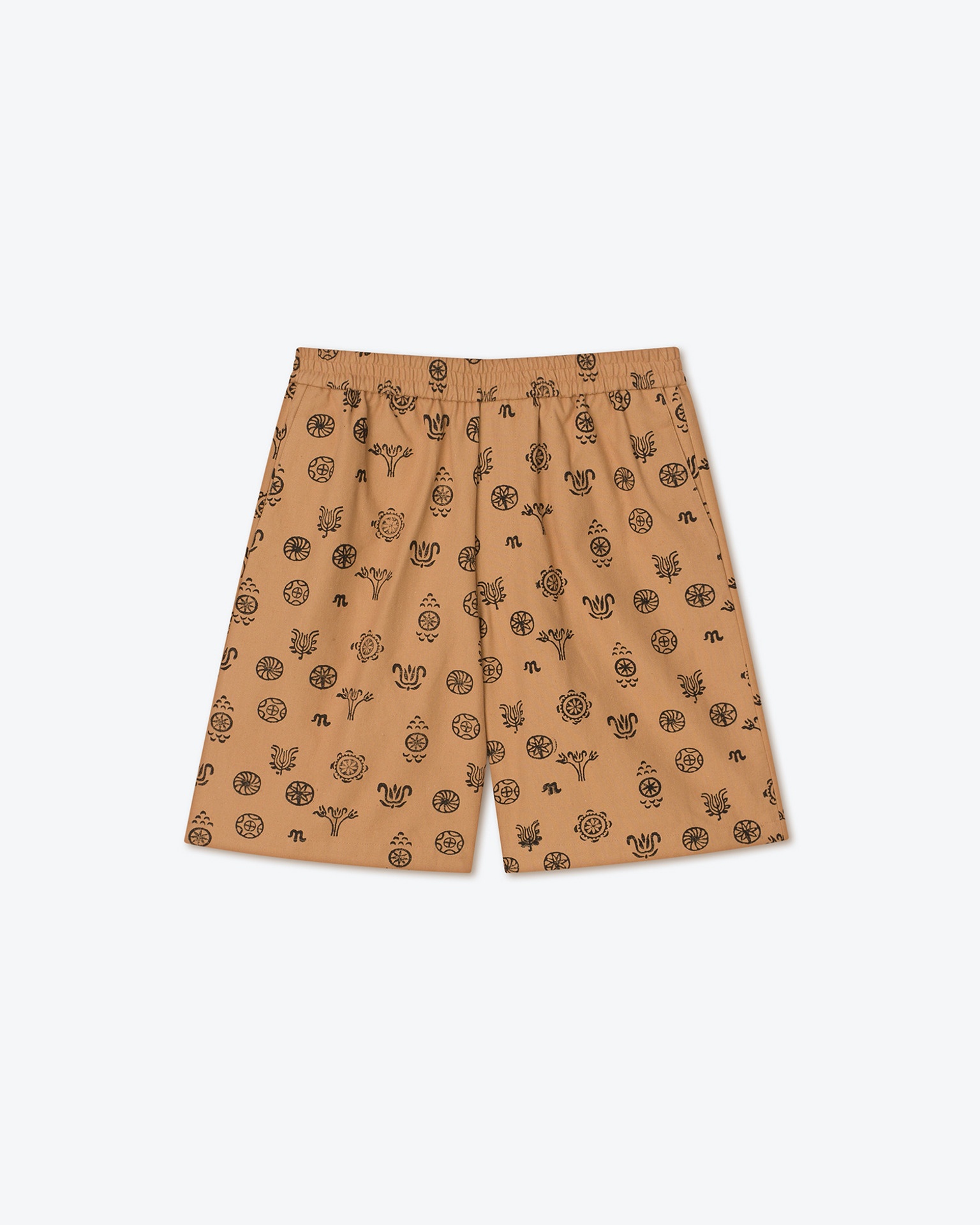 REMKO - Printed cotton shorts - Motif block - 1