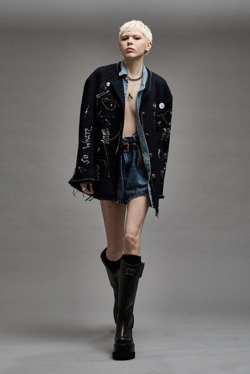 SLOUCH CHORE JACKET - GRAFFITI TWEED 3