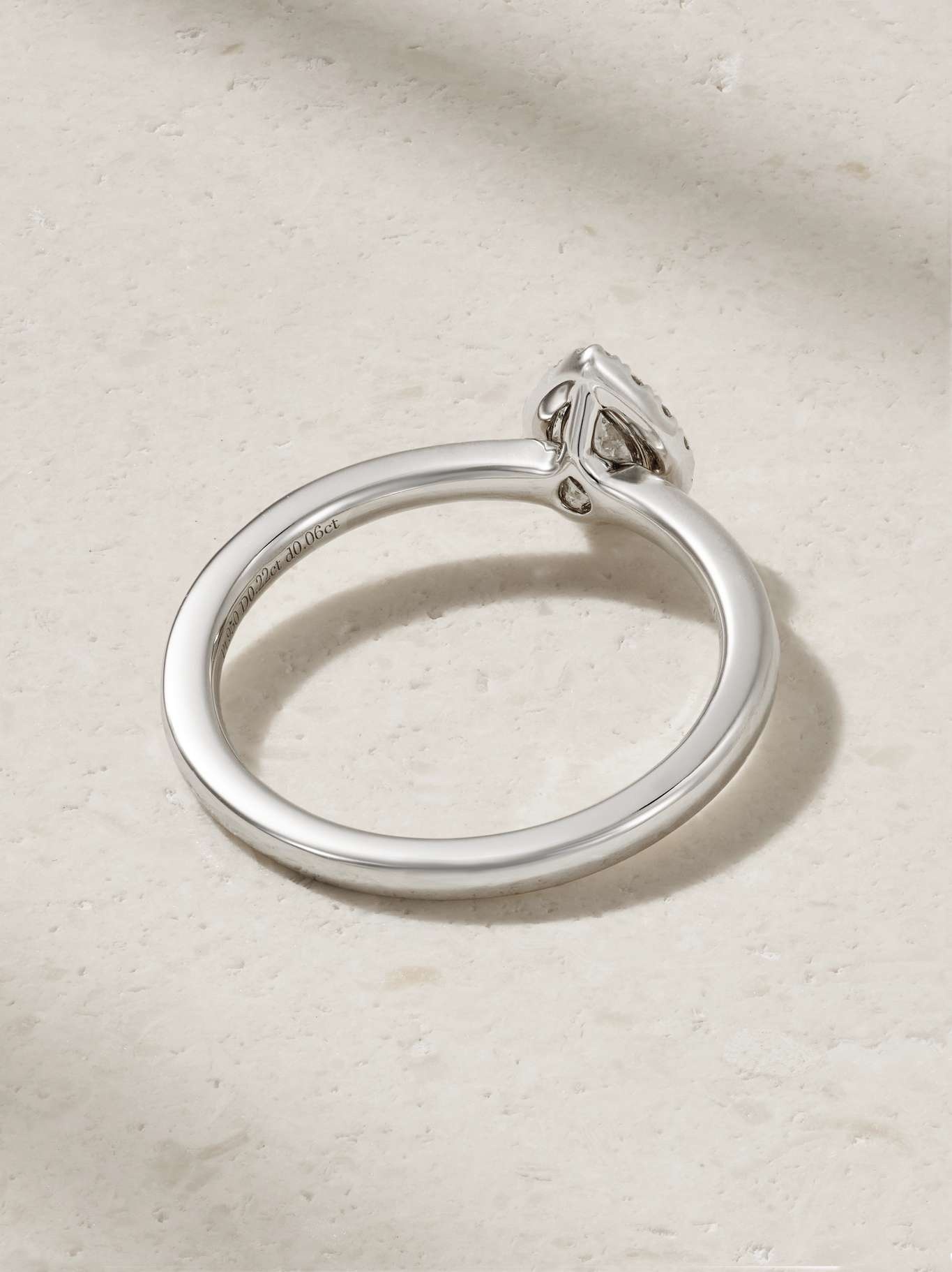 Aura platinum diamond ring - 2