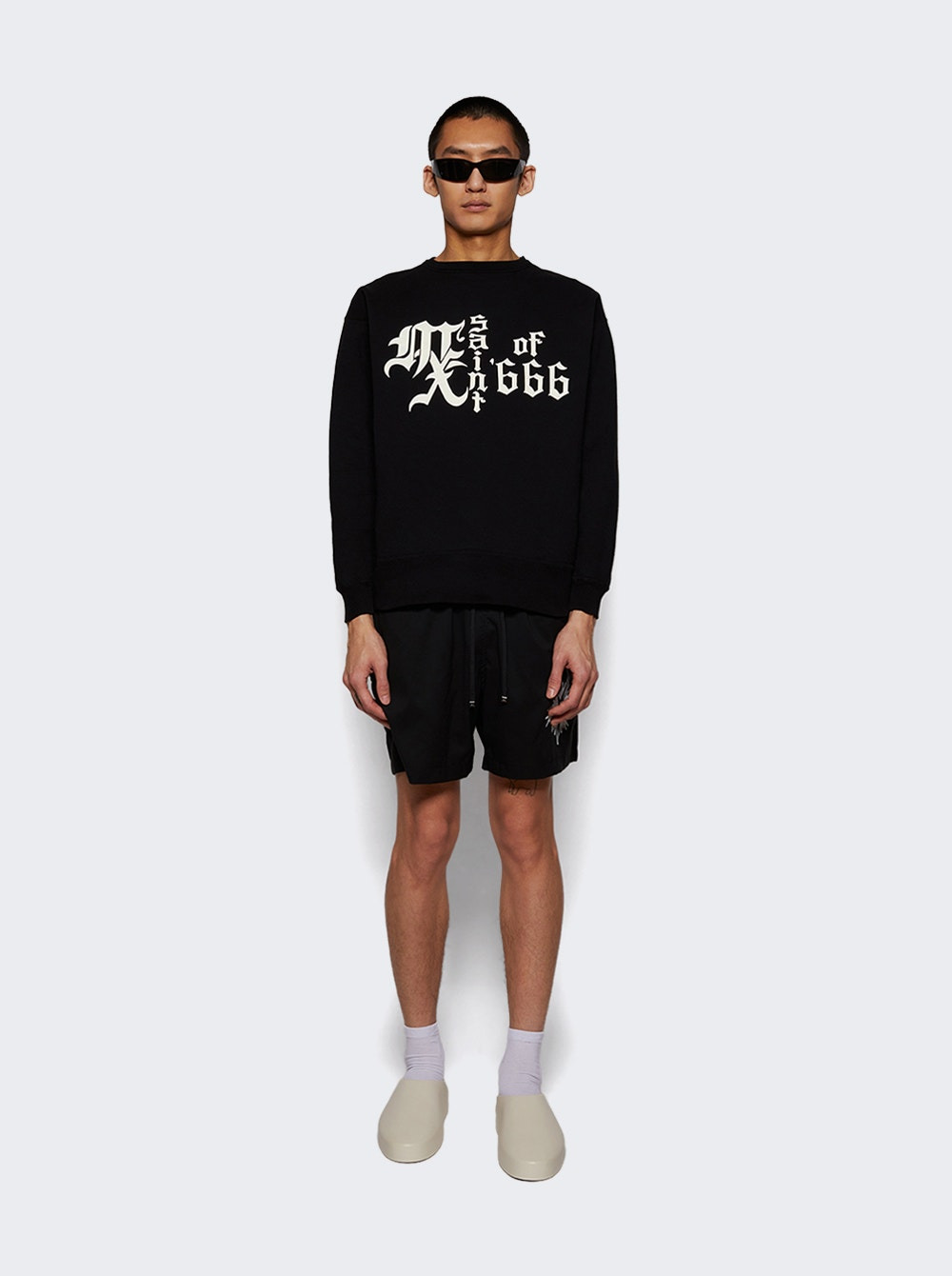 Crewneck Sweatshirt Black - 5